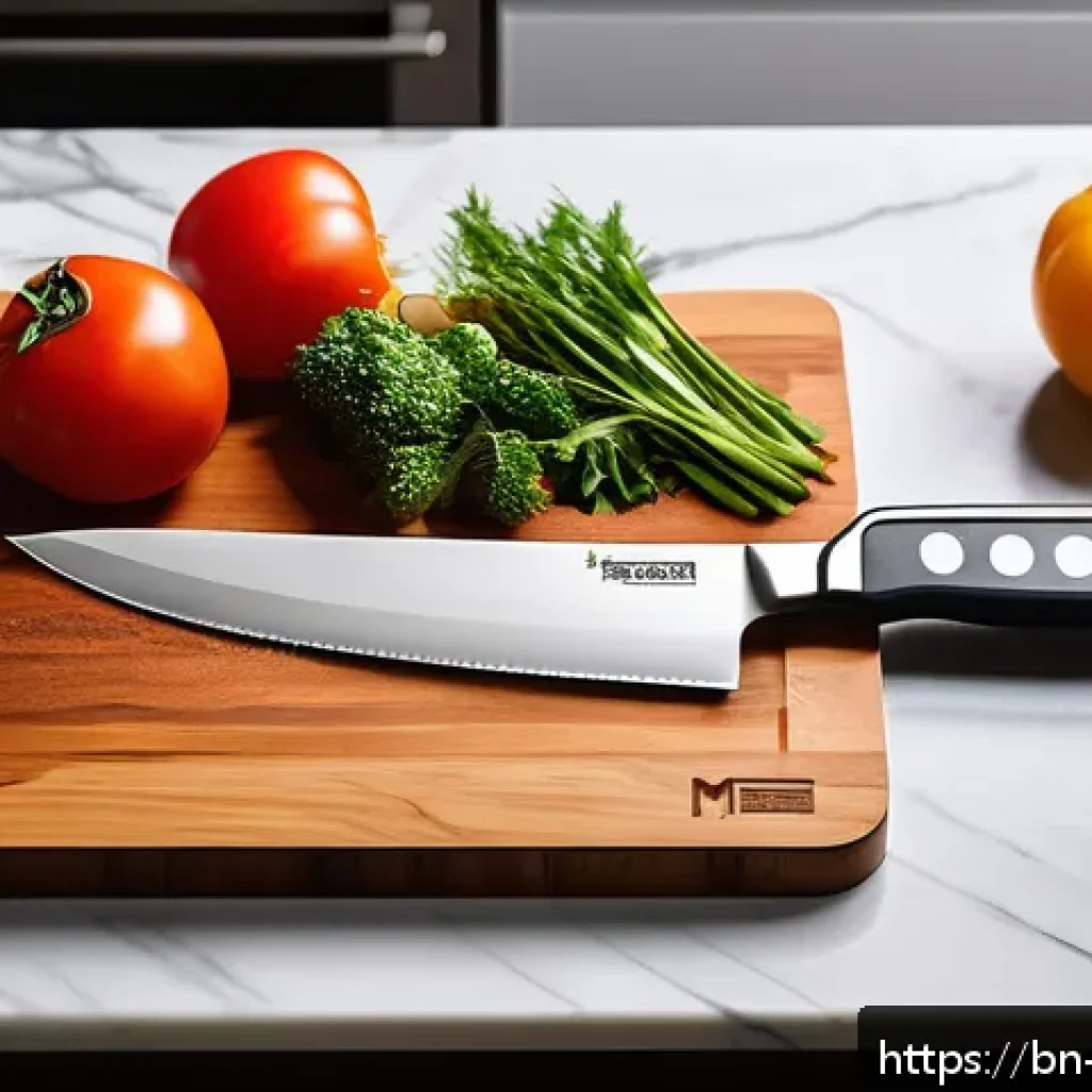 밀프렙 재료 준비 필수 아이템 - A high-quality kitchen cutting board made of smooth, polished wood with an anti-slip feature visible...